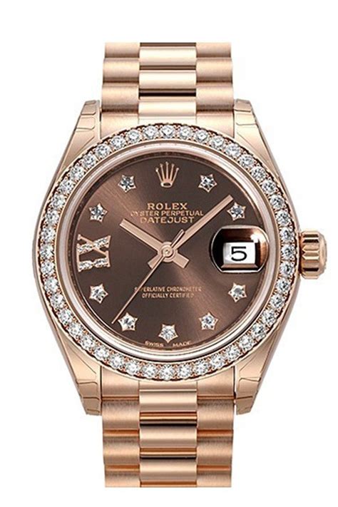 rolex rose gold watches for women|Rolex datejust 28mm rose gold.